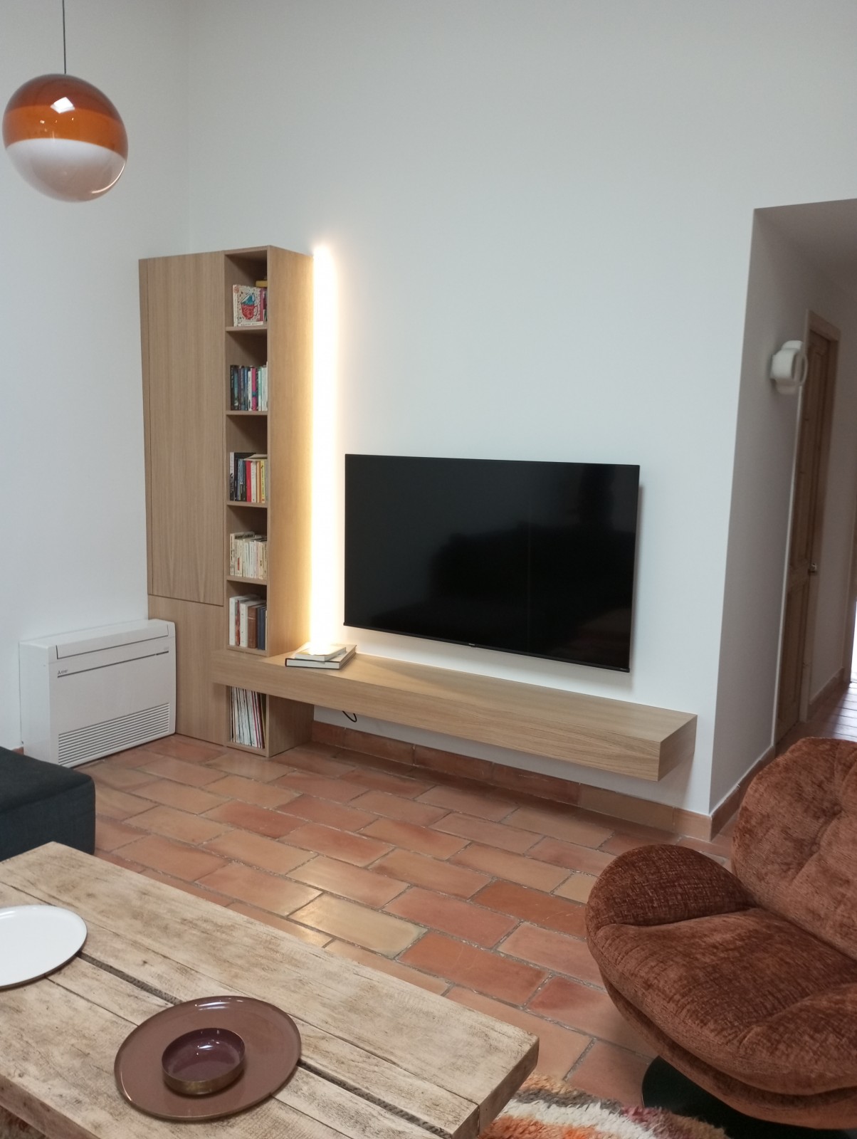 meuble TV sur mesure à Gordes