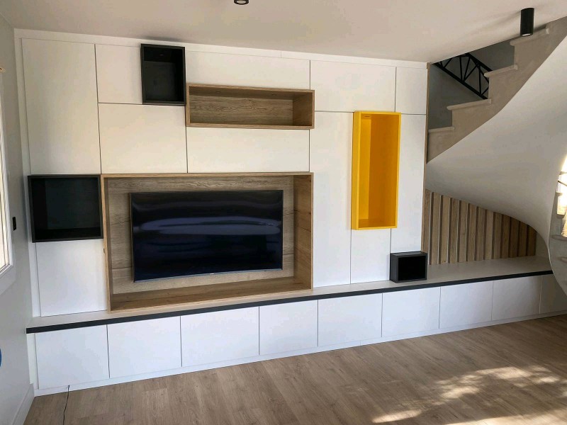 Effet 3D grace au decochement des niches