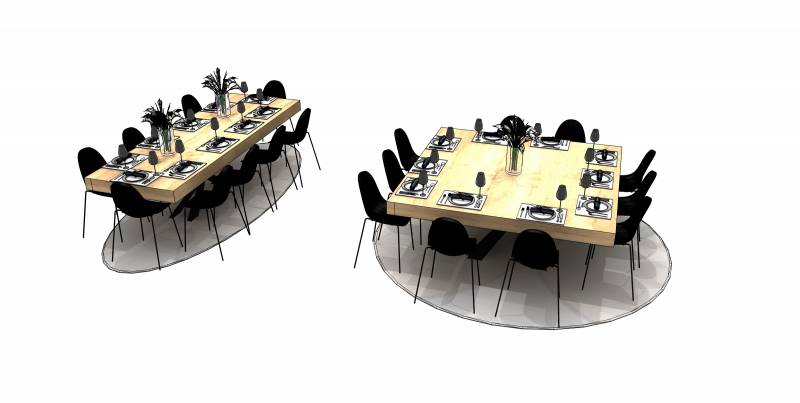 table de jeux 10/12 places