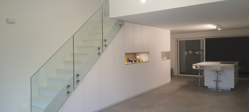 Grade-corps en verre