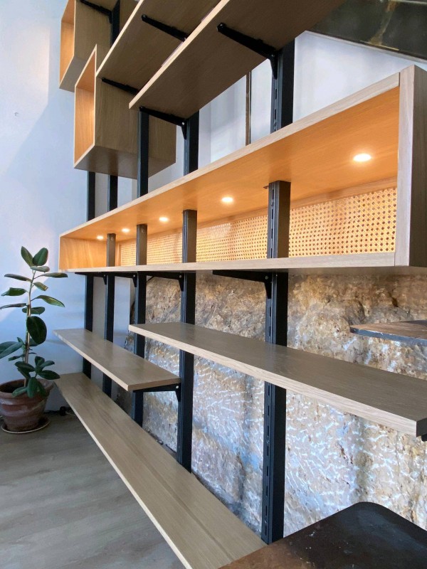 Séparation de pièce bibliothèque sur mesure