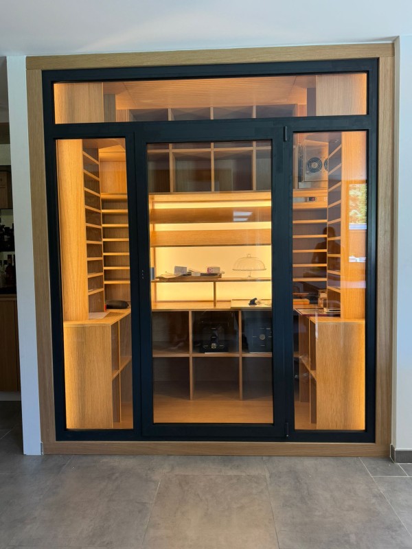 Cave à vin sur mesure en chêne