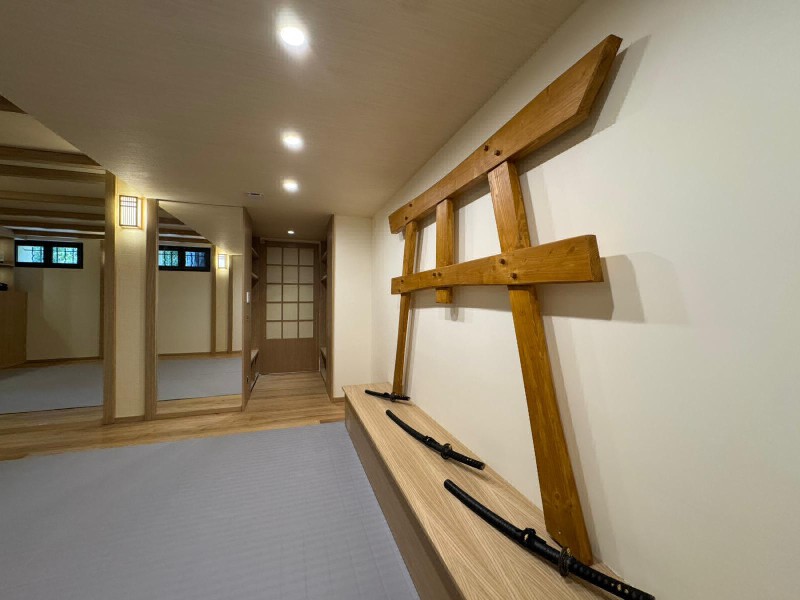 salle de karaté sur mesure