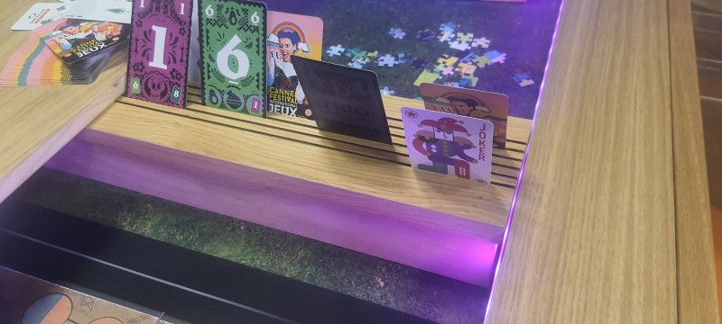 La table de jeux Damys au Festival International des Jeux de Cannes du 22 au 25 février