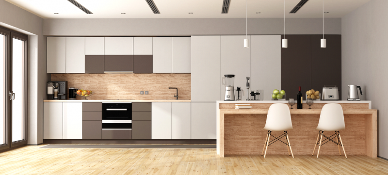 Conception de cuisines sur mesure de style moderne