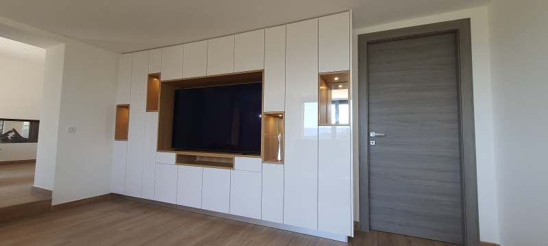 Vue integrale meuble television