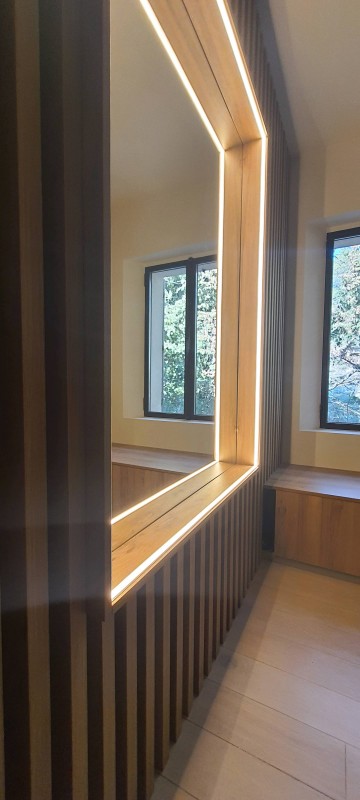 Miroir rétroéclairé