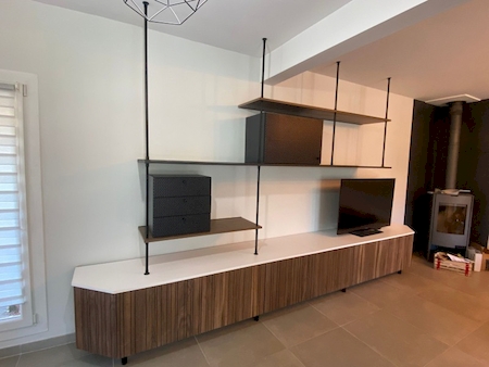 Notre zone d'activité pour ce service Mobilier personnalisé pour professionnels avec design adapté à l’activité et contraintes du lieu de travail à à Trets proche Châteauneuf-le-Rouge