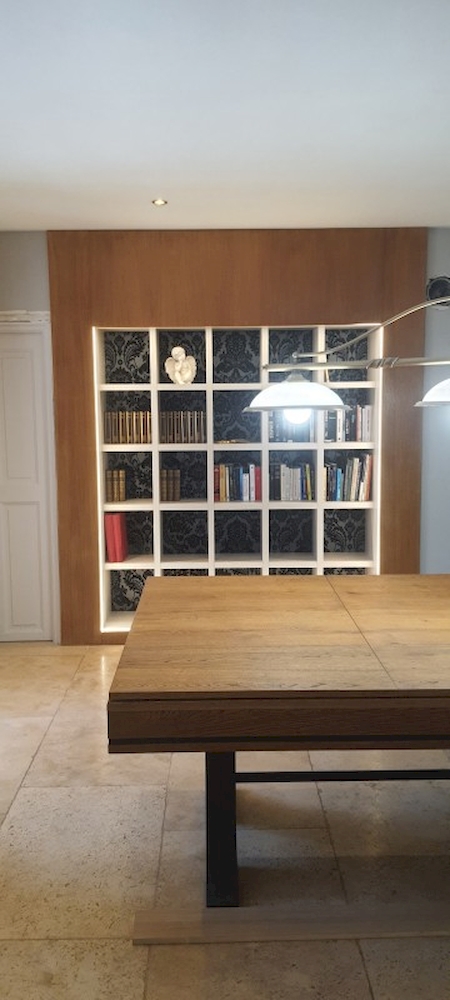 Notre zone d'activité pour ce service Bibliothèque sur mesure en fonction des spécificités de la pièce aux alentours de Pertuis